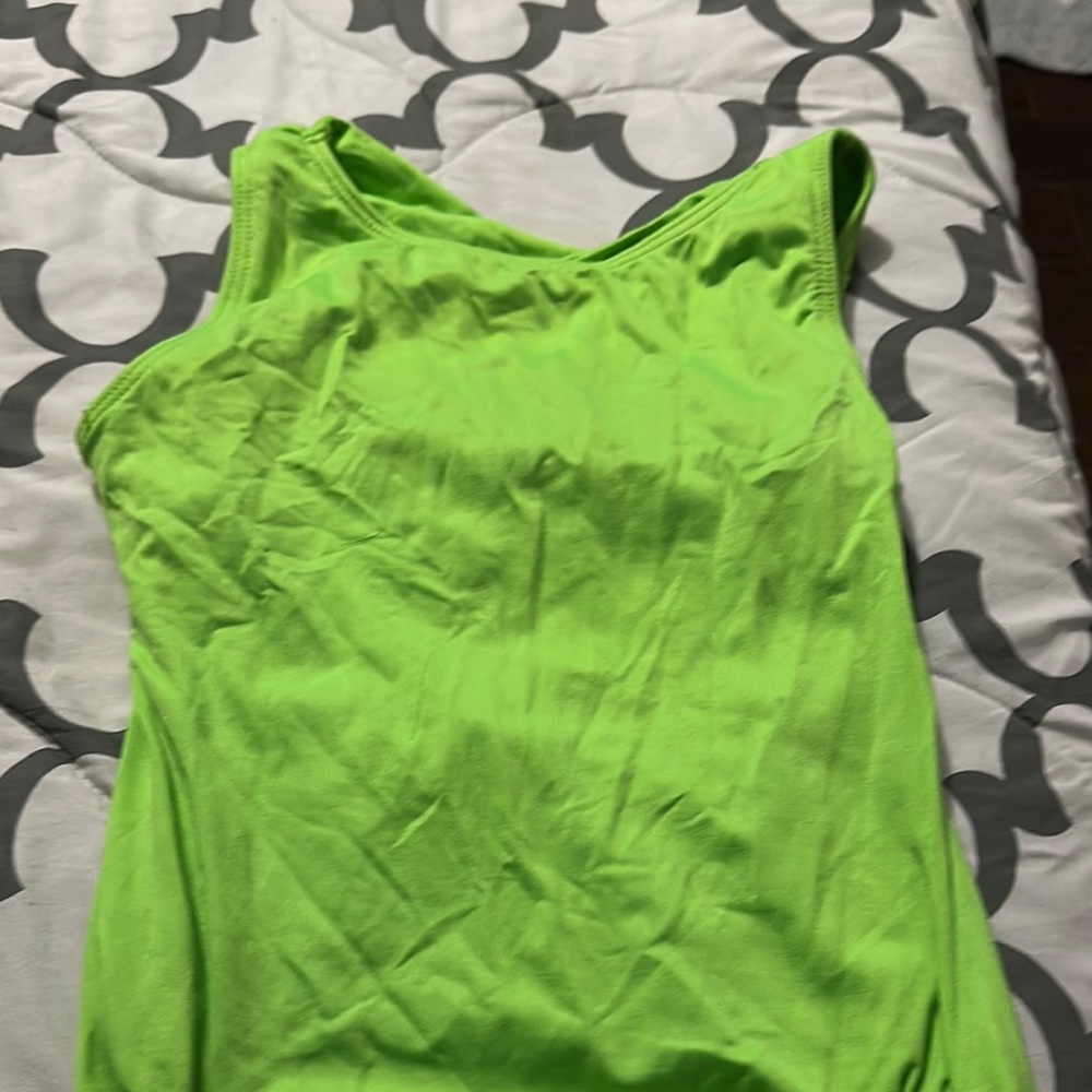 Kids Bright Green Tank Top